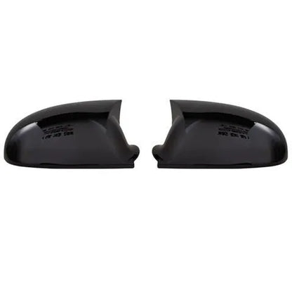 Pair of Horn Bright Black plastic outer reflector shells for Volkswagen Sagitar 2006-2011.
