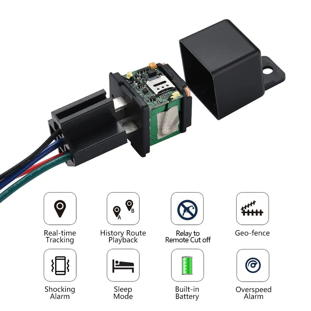 GPS vehicle tracking device for anti-theft security on electric vehicles and motorcycles