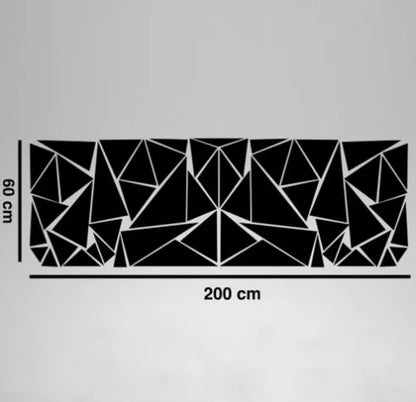 Geometry pattern car modification sticker for rear wheel arch decoration in five colour options