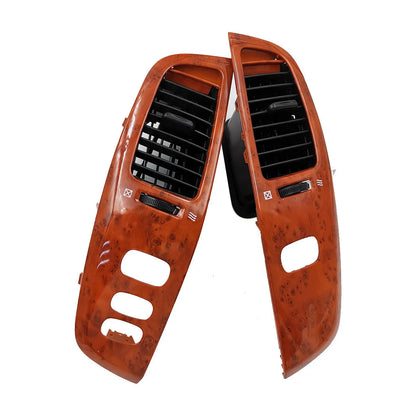 ABS plastic air outlet panel with peach wood decorative finish