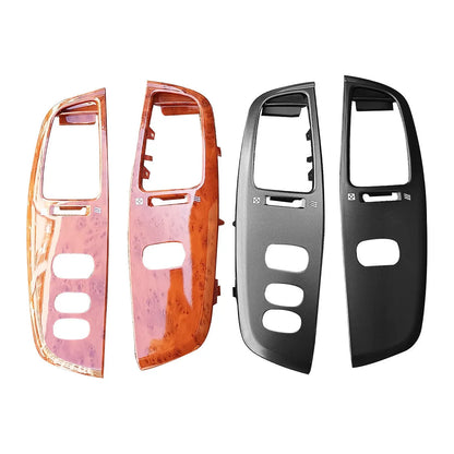 ABS plastic air outlet panel with peach wood decorative finish