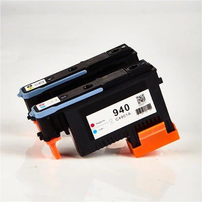 HP940 compatible printer nozzle for C4900A C4901A cartridges, black and yellow, approx 10x5x3 cm.