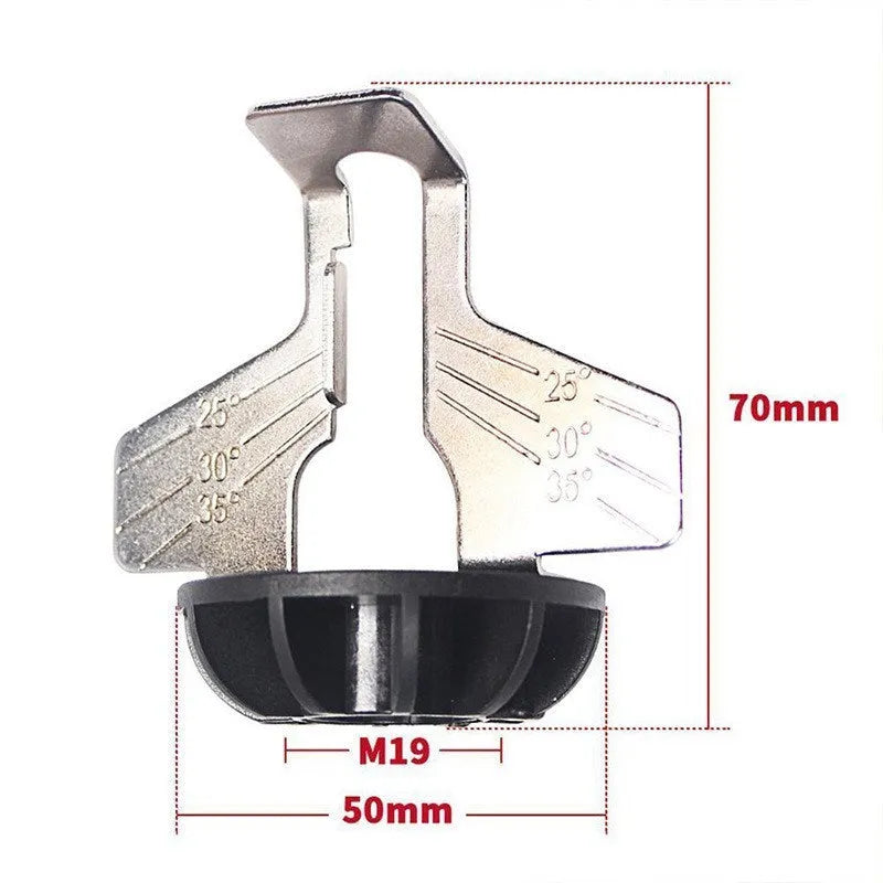 Silver-coloured mini electric grinder accessories chain grinding machine with 20mm metal band saw blade and 100 teeth