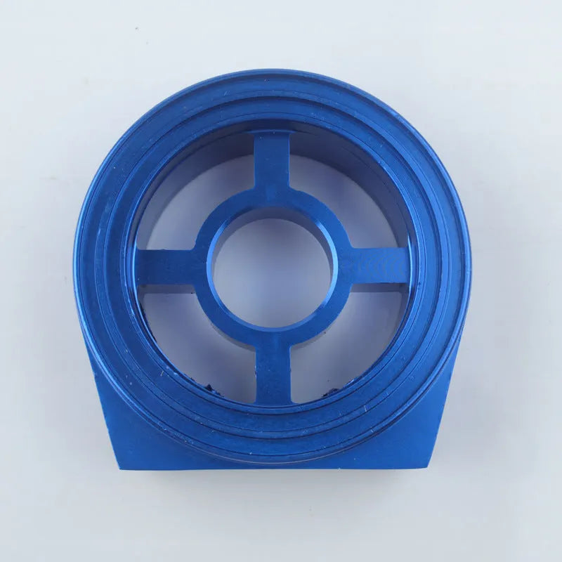 Universal aluminium alloy oil pressure gauge adapter in multiple colour options