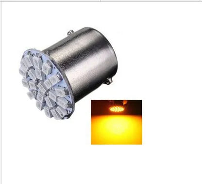 22-LED automotive replacement lamp for 1156 and 1157 brake light and turn signal sockets.