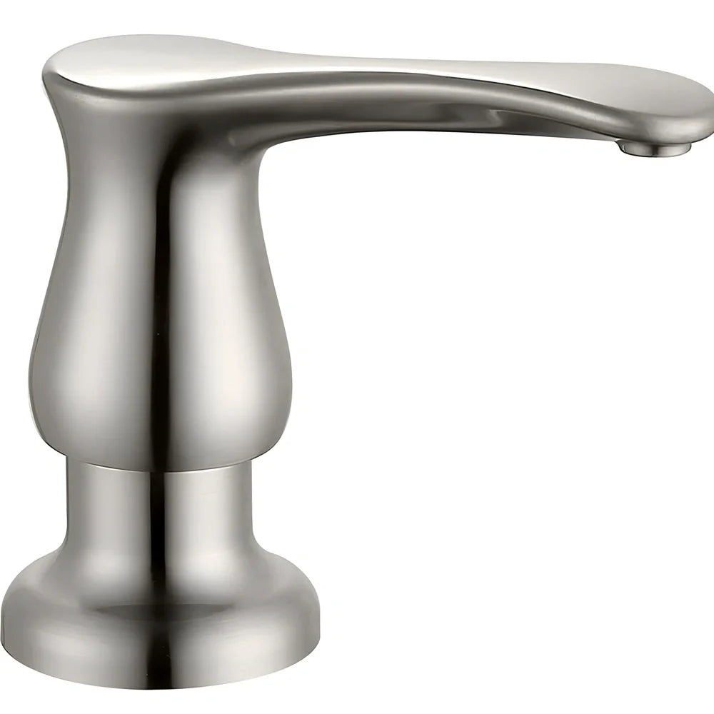 Brushed gold ABS hand press kitchen sink accessory, 15 cm long with electroplated finish for precise water direction