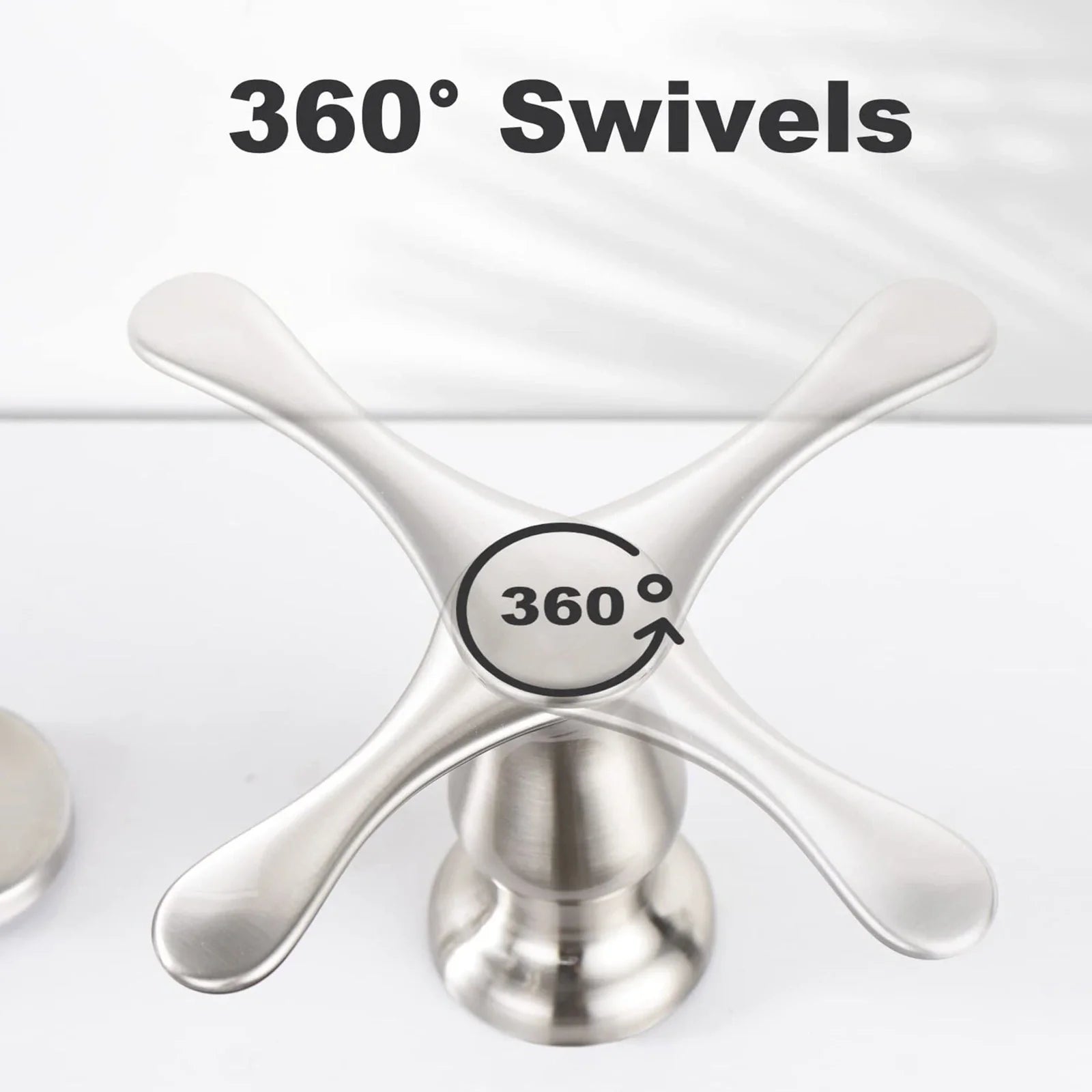 Brushed gold ABS hand press kitchen sink accessory, 15 cm long with electroplated finish for precise water direction