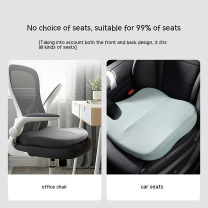 Ice silk fabric car seat cushion with 10cm thickness shown in multiple colour options