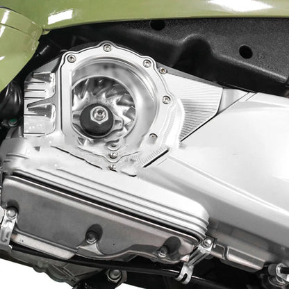 Black clutch intake cover for Vespa Primavera 125 150 scooter