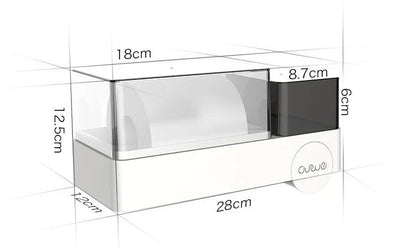Waterproof tissue box with integrated toilet paper dispenser for convenient bathroom organization