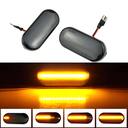 Flowing water style side turn signal lamp for Skoda Octavia car fender