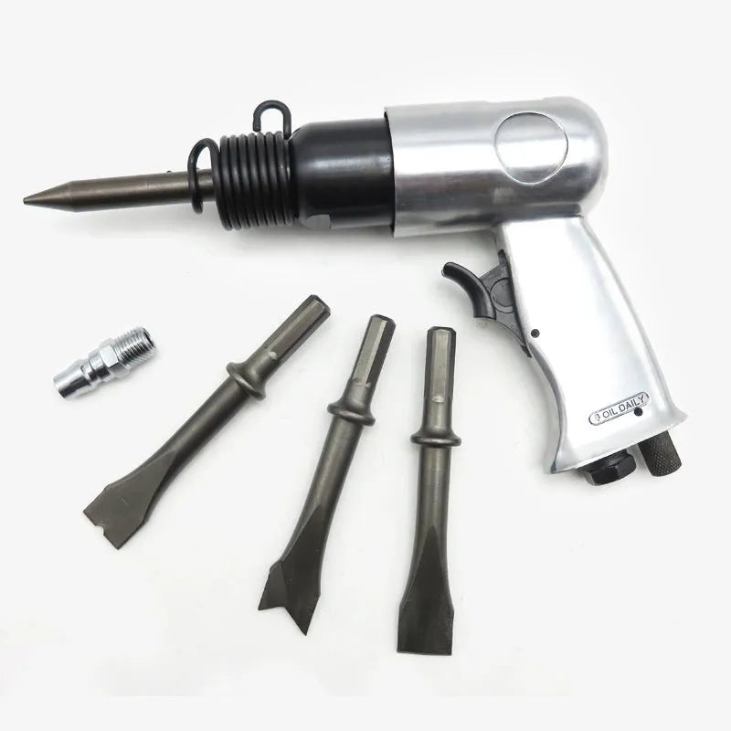 150mm pneumatic air hammer tool with hexagonal and round handle options for rust removal applications