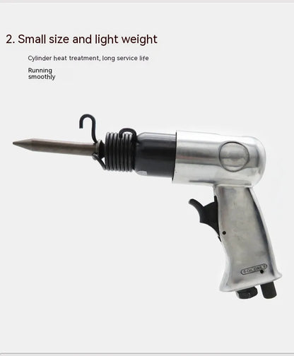 150mm pneumatic air hammer tool with hexagonal and round handle options for rust removal applications
