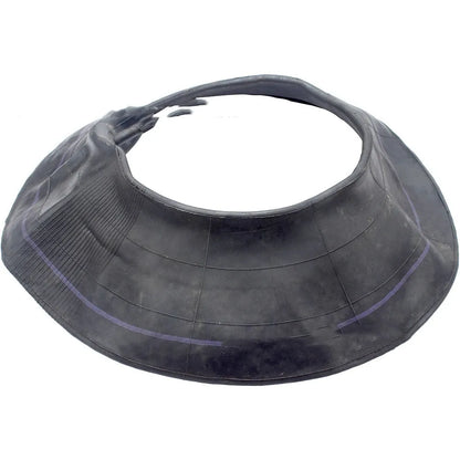 Set of two black 16x8.00-7 inner tubes with TR13 straight valve stems and dust caps for ATV and mower tyres.