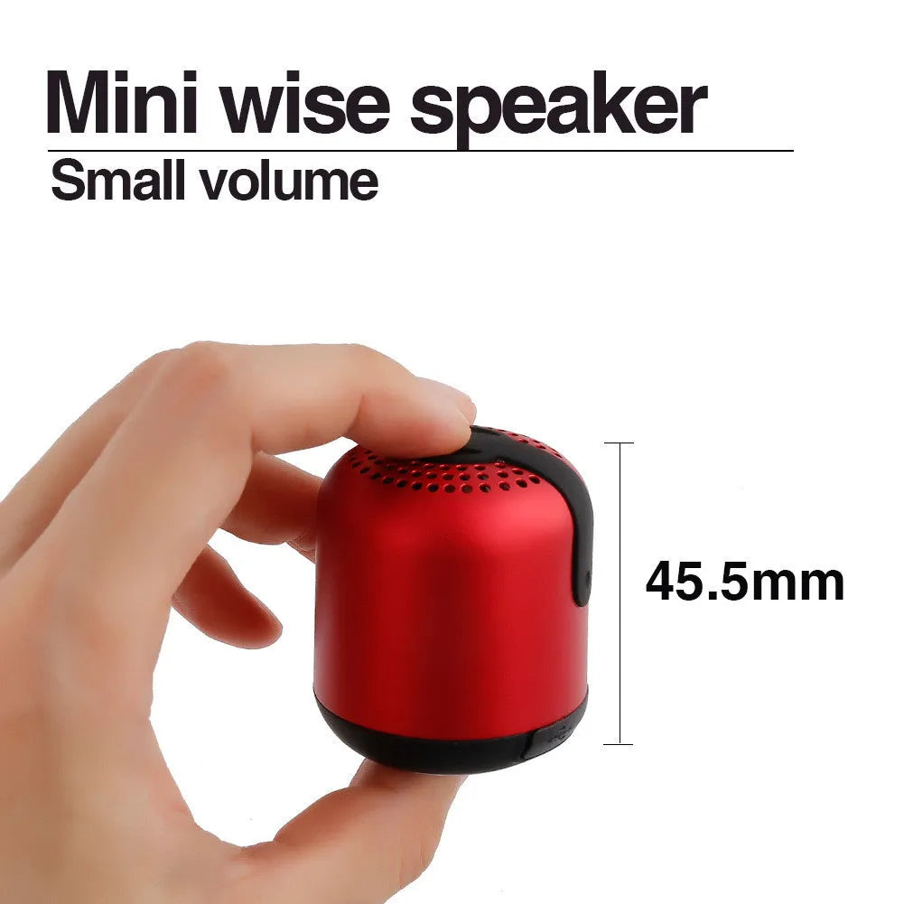 Hieha XQ11 cylinder-shaped metal Bluetooth portable speaker in silver colour