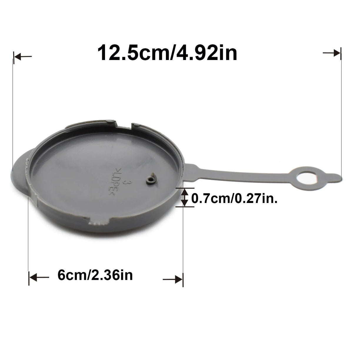 Grey glass kettle lid replacement part for Nissan Teana vehicles