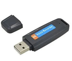 Creative gift USB flash drive with voice card function in black or white colour options