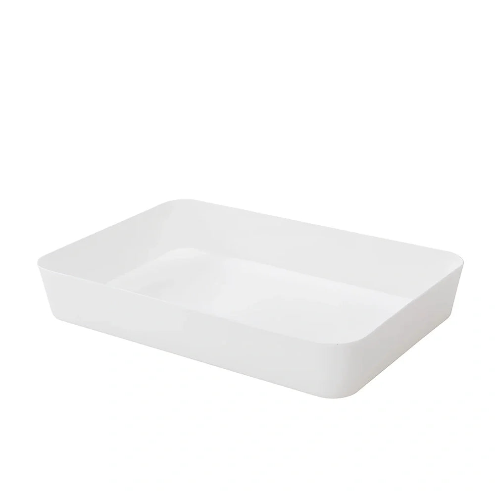 Plastic drawer organiser for underwear storage in multiple sizes and colours