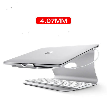 High heat dissipation bracket for notebook in grey with rotary design and 4.07mm aluminium alloy