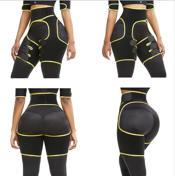 Adjustable Sports Waist Belt in various colors for enhanced workout sweat