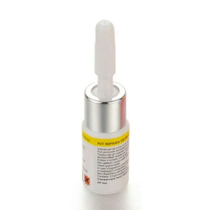 Vacuum function glass crack repairing tool set with connecting soft rod