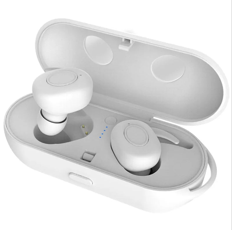 Bluetooth wireless headset with CSR chip and noise reduction, in-ear design with secure fit for sports and workouts, available in black, green, red or white colours