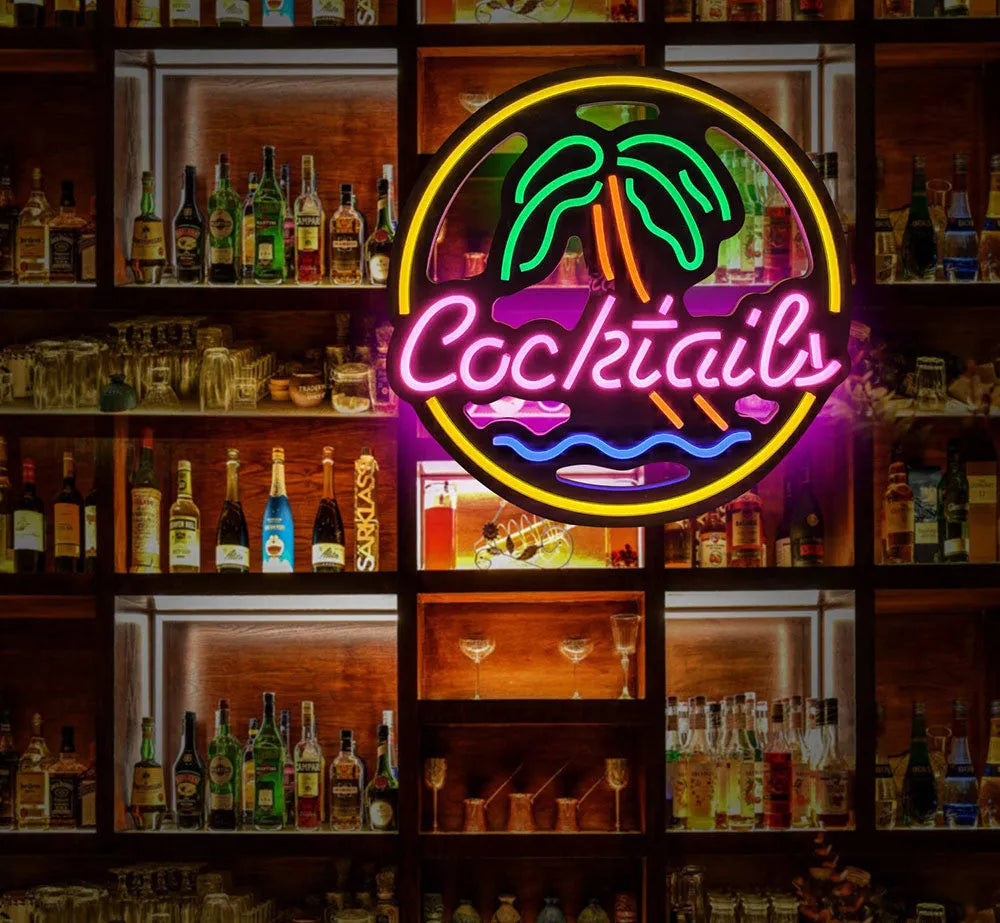 LED coffee neon billboard sign with PVC shell measuring 40mm by 33mm for commercial decoration