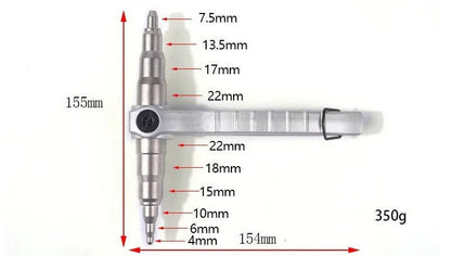 Manual tube expander for air conditioning with alloy steel construction