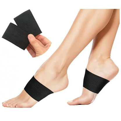 Men's and women's flat foot support elastic bandage with heart pad and arch support