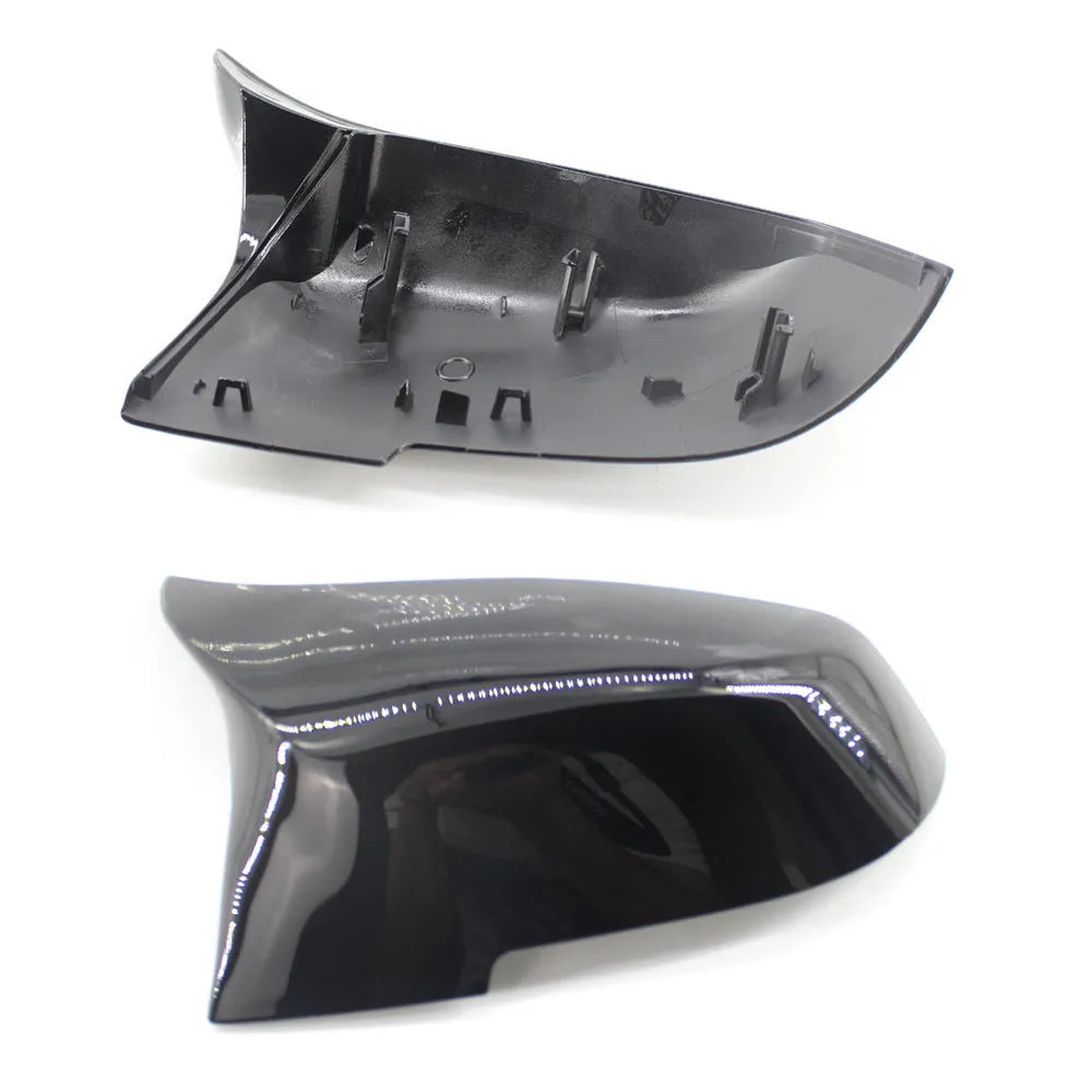 Paint bright black modified horn rearview mirror shells for BMW 3 Series and 4 Series vehicles