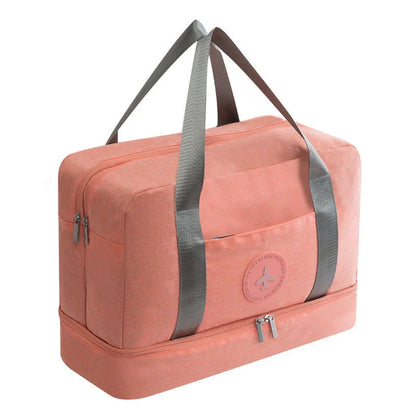 Premium waterproof shoe bag with zippered interior pocket, breathable design, and versatile for various occasions