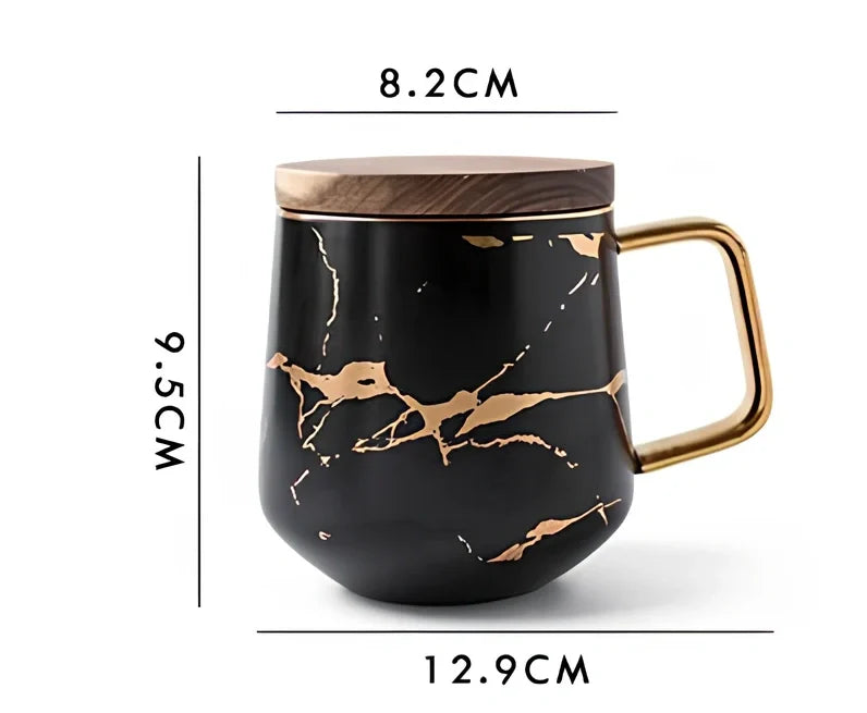 White ceramic coffee mug, 350ml capacity, 10cm tall with smooth style option for hot drinks