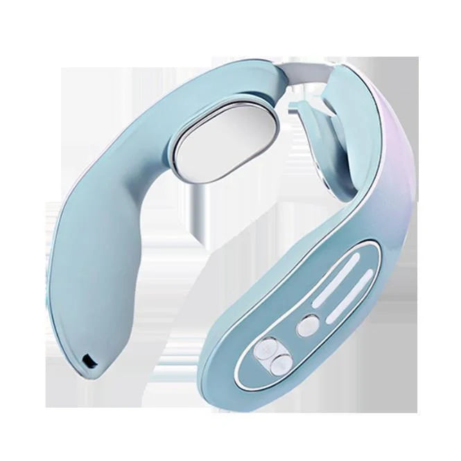 EMS Neck Acupoints Lymphvity Massager with heat function in space grey and gradient colours