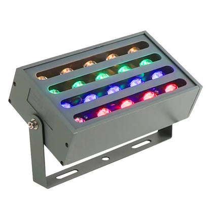 LED rainbow tree lamp with aluminium alloy shell for outdoor RGB colour projection lighting
