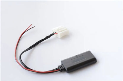 Black JieRui-BT 5908 Bluetooth audio cable for Mazda car models from 2006 onwards.