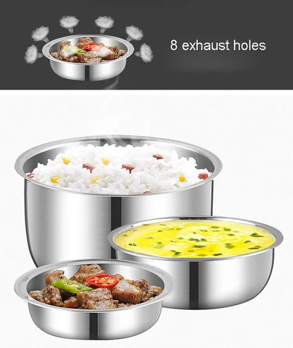Electric heating lunch box with USB connection in two-layer and three-layer capacity options