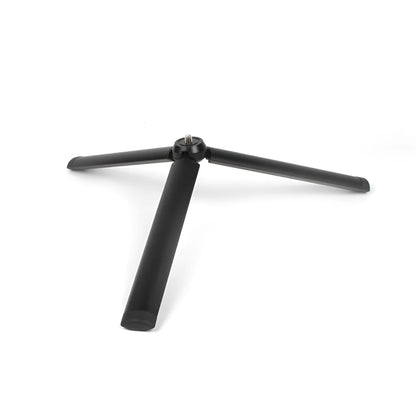 Black aluminium mobile phone tripod with PTZ adjustments for handheld stabilisation