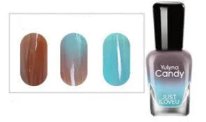 7ml oily warming nail polish bottle in a selected shade from W01 to W33, 33 colour options