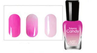 7ml oily warming nail polish bottle in a selected shade from W01 to W33, 33 colour options
