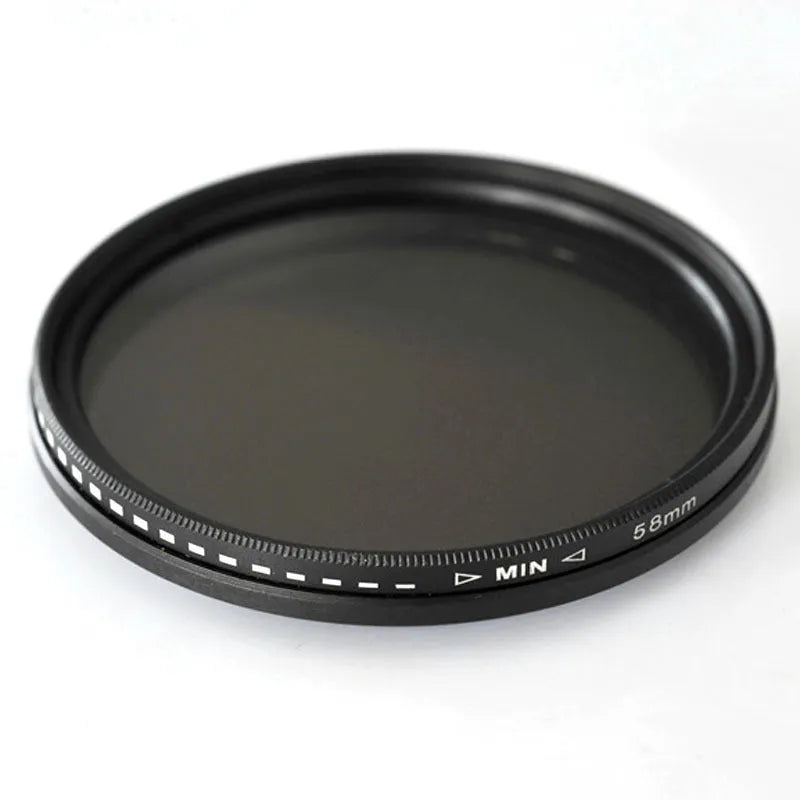 Adjustable Multi-Diameter Camera Filter: ND-2 to ND-400 Dimming Mirrors for Precise Light Control and Long Exposure Photography