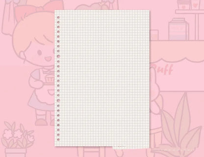 B5 and A5 refillable notebook with detachable coil binding and multiple cover design options
