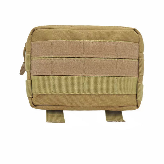 Camouflage outdoor sports belt bag with dimensions 19x13x3cm