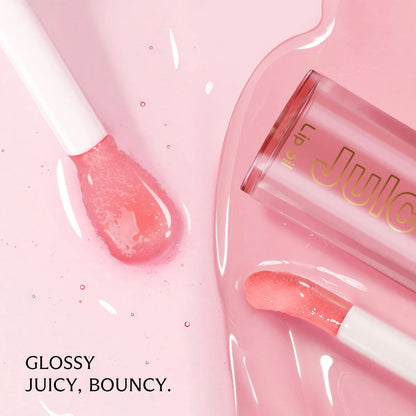 PHOFAY Juicy Lip Oil bottle with doe-foot applicator in non-sticky formula
