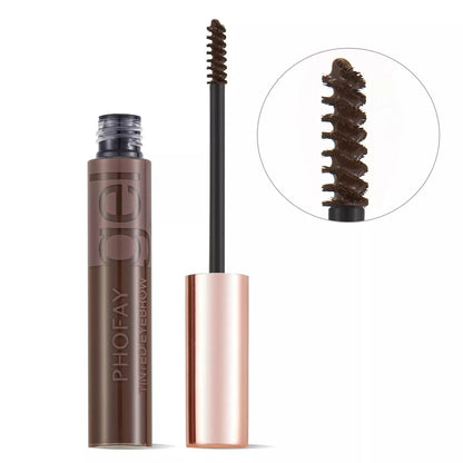 PHOFAY Tinted Eyebrow Gel in a 10ml tube with precision brush for natural-looking brows