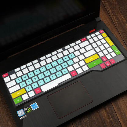 ASUS Flight 15.6-inch laptop keyboard protective film cover in translucent colour on keyboard