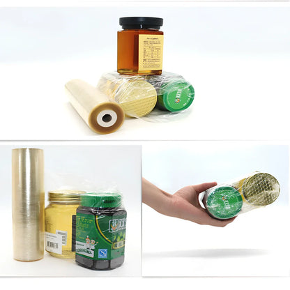 Roll of 2cm x 100m grafting tape for binding fruit tree branches, waterproof polyolefin with wax for secure, breathable seals