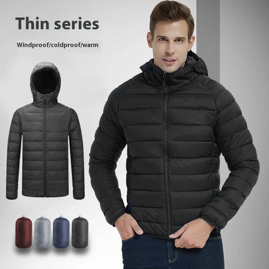 Cozy Men's Winter Hooded Jacket in a variety of stylish colors and styles