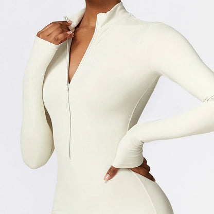 Versatile moisture-wicking jumpsuit in a variety of vibrant colors, designed for active lifestyles
