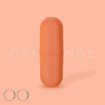 Capsule-shaped multi-function travel bottle in various colours with leak-proof design