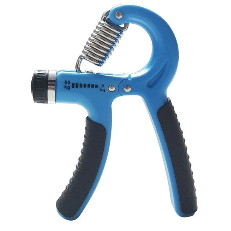 Adjustable hand grips with customizable resistance for strength training and grip development